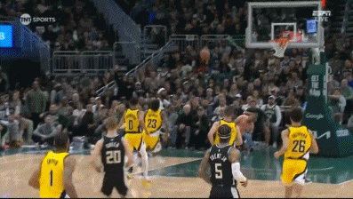 DB电子官网别以为能得分！波蒂斯反击空篮被内史密斯飞帽 哈利伯顿反击2+1！